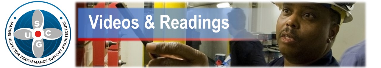 Marine Inspector Video and Readings banner